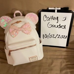 Disney Minnie Mouse Iridescent Sequin Boxlunch Exclusive